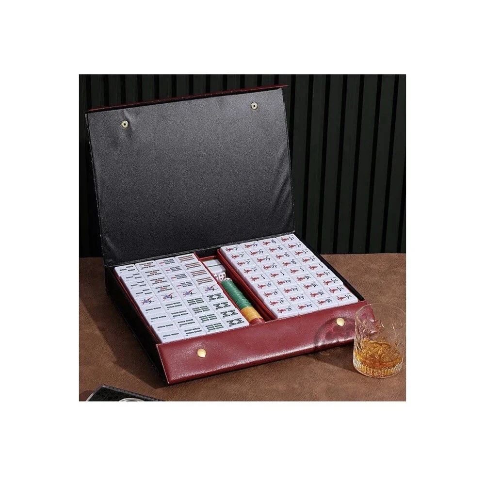 Chinese Mahjong Set X-Large 146 Numbered Melamine 1.5